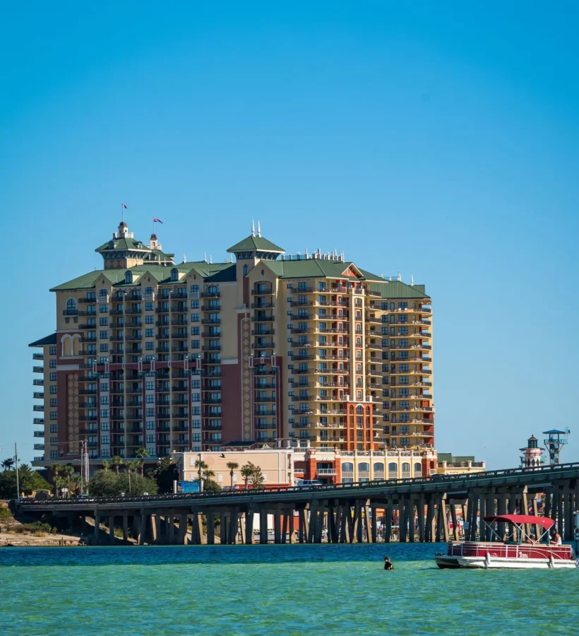 Destin, Florida coastline and development representing the local commercial real estate market